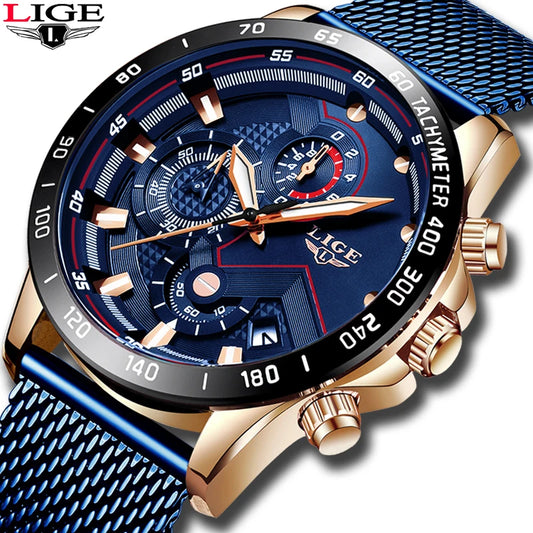 LIGE Casual Watches