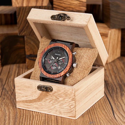 51mm Big Size BOBO BIRD Wooden Luxury Watches